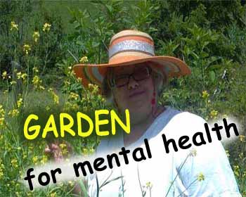 a mental health garden